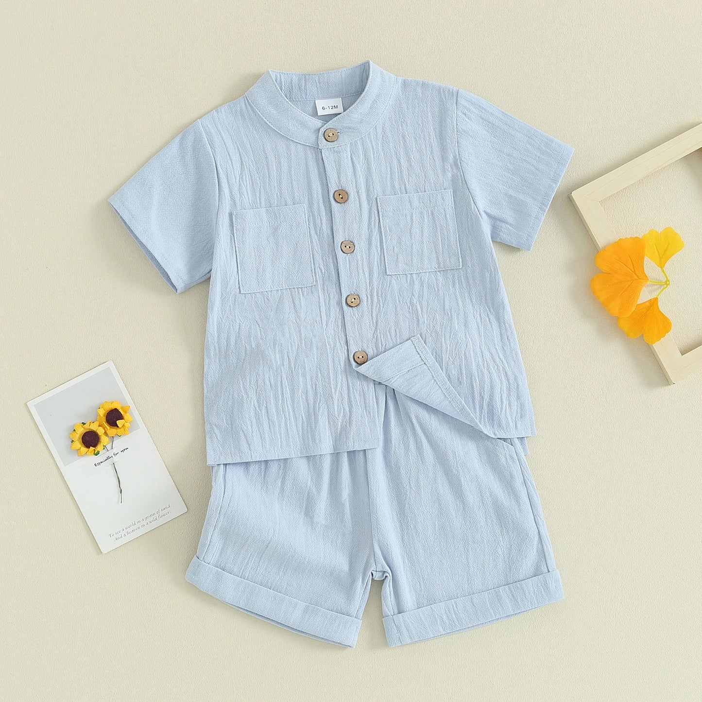 Linne & Shorts i Bomull - Unisex
