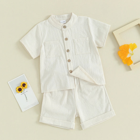 Linne & Shorts i Bomull - Unisex