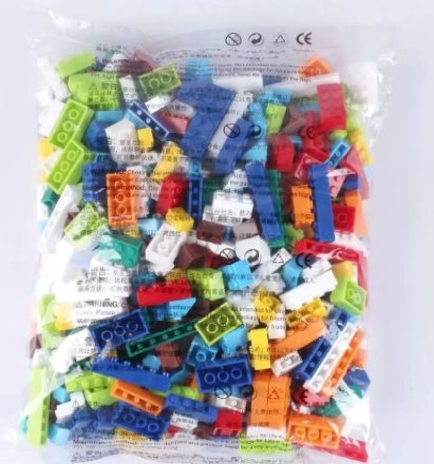 Byggklossar Stor Pack 1000 delar