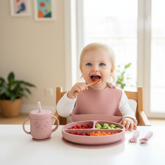Ge din bebis den bästa starten – exklusivt barnservisset i silikon
