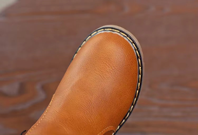 Trendiga barnstövlar för små & stora barn – Chelsea-modell med dragkedja, varm plyschfoder eller lätt fleece