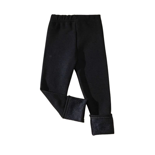 Barnleggings Höst/Vinter – Fleecefodrade Tjocka Leggings för Flickor & Pojkar | Slim-fit, Stretch & Varmt Fleecefoder