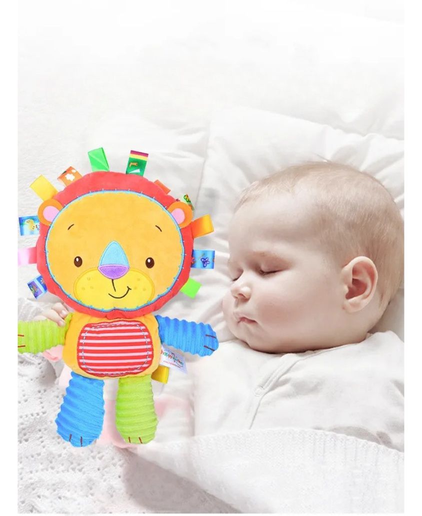 Söt Elefant i Plysch med Inbyggd Skallra – Hjälper Bebisen Sova & Utforska