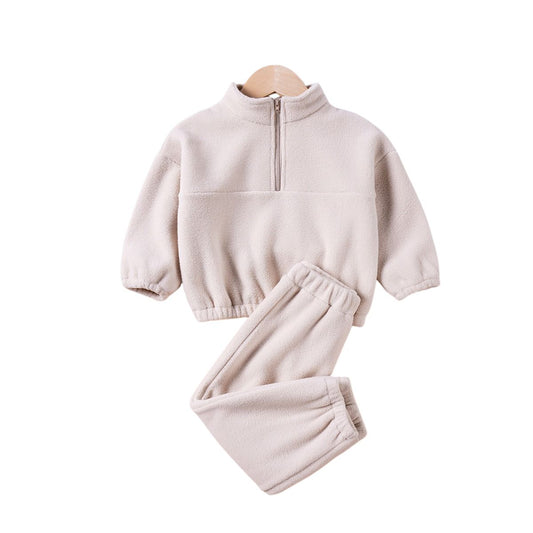 Varm Fleece Vinterdräkt för Småbarn – Mysig & Praktisk för Alla Äventyr