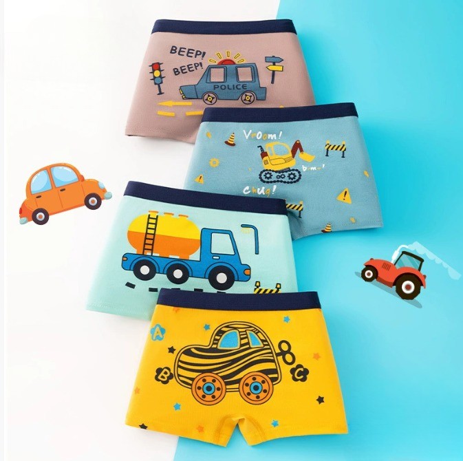 4-pack Boxershorts för pojkar