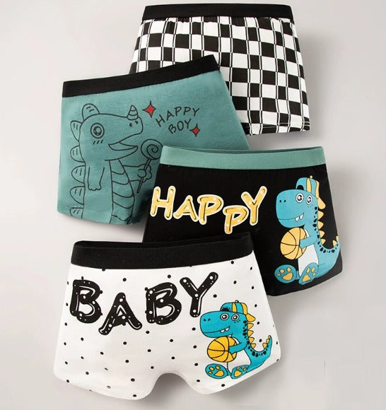4-pack Boxershorts för pojkar
