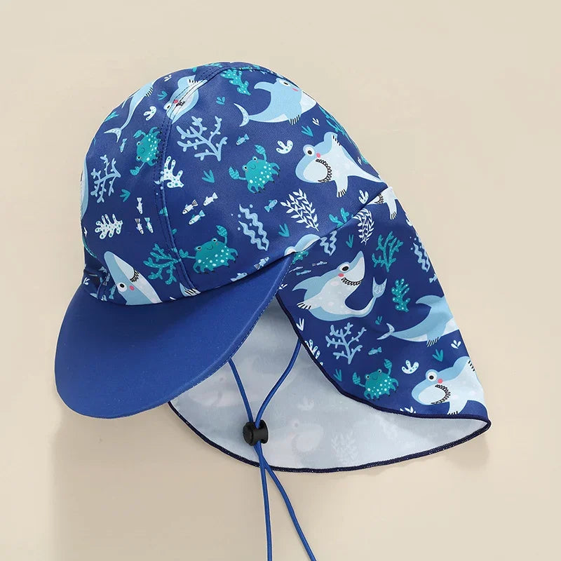 Baddräkt Topp+Shorts+Hatt