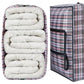 Extra stor hopfällbar resväska 80×24×55 cm – Vattentät förvaringsväska med hög kapacitet för resa, flytt & strand