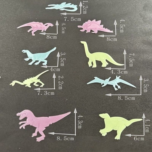 Magiska Självlysande Dinosaurier & Delfiner i mörkret på väggen eller i taket