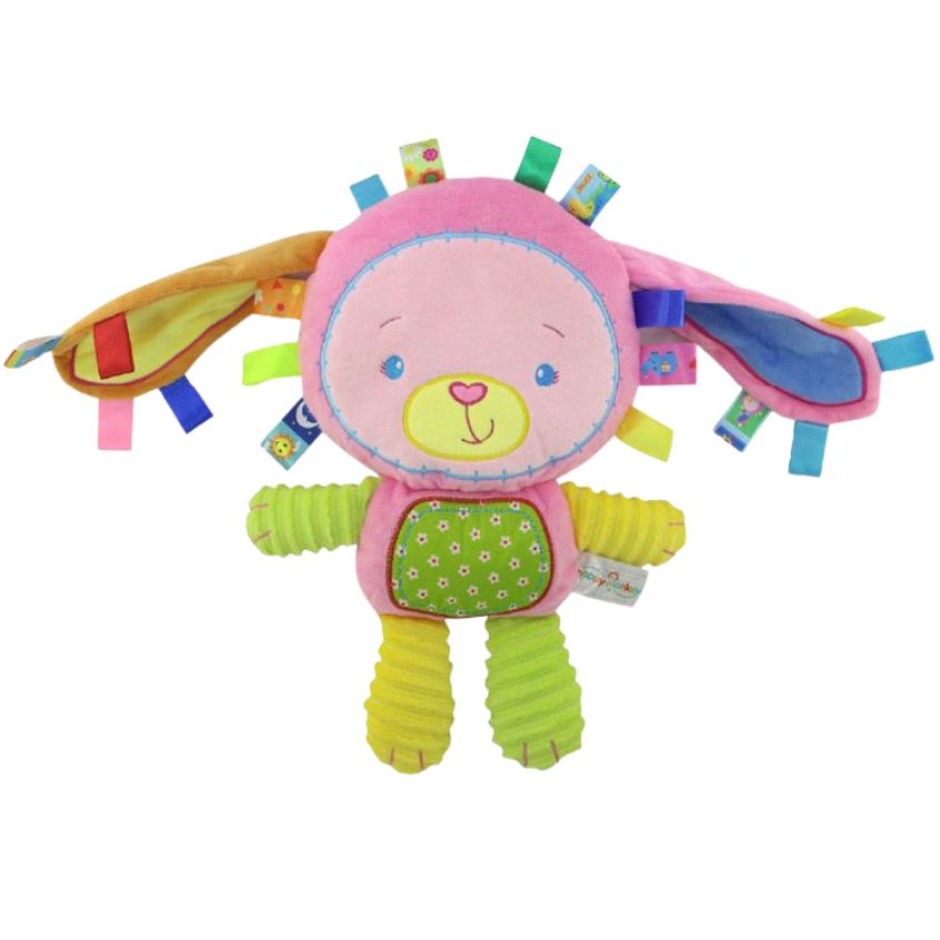 Söt Elefant i Plysch med Inbyggd Skallra – Hjälper Bebisen Sova & Utforska