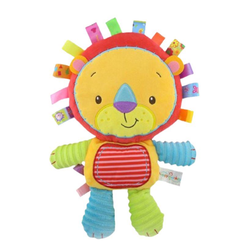 Söt Elefant i Plysch med Inbyggd Skallra – Hjälper Bebisen Sova & Utforska