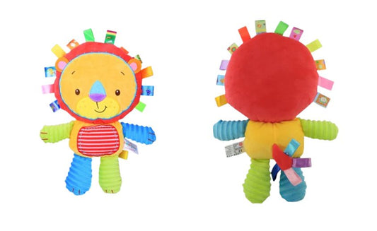 Söt Elefant i Plysch med Inbyggd Skallra – Hjälper Bebisen Sova & Utforska