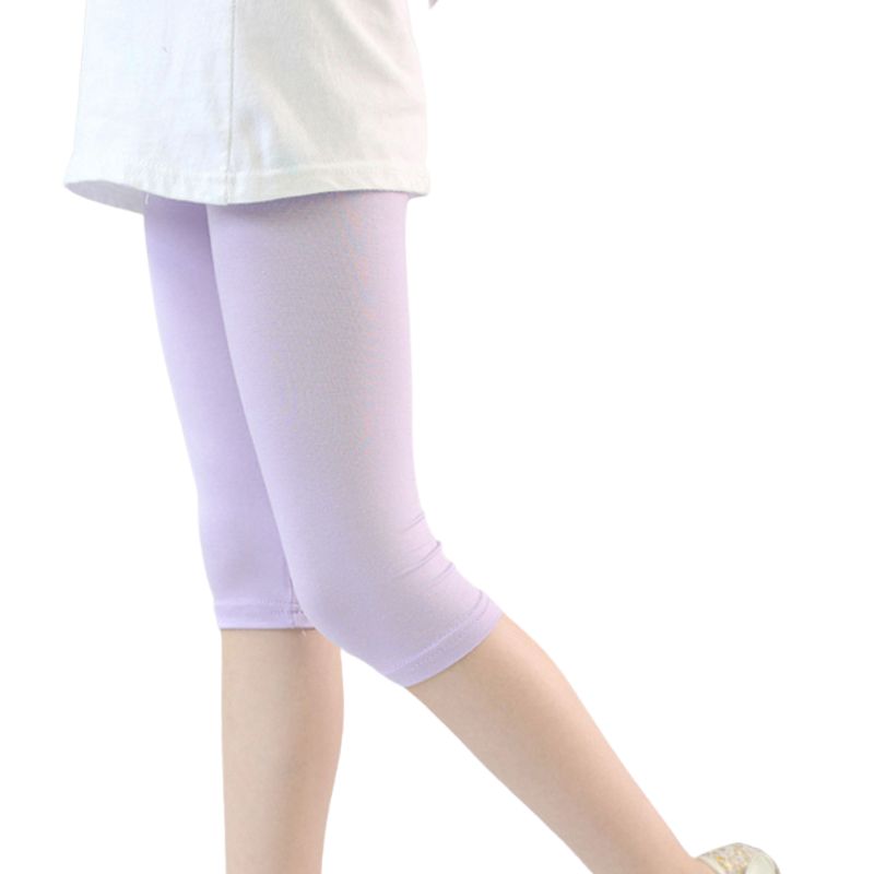 Korta barn leggings – färgglada sommarbyxor