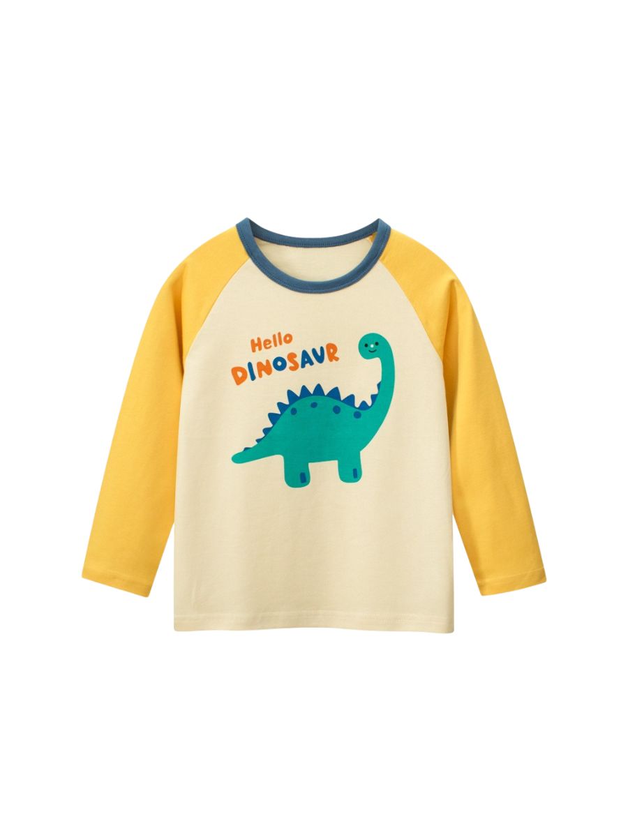 Långärmad T-Shirts Tecknad Dinosaurie Barn