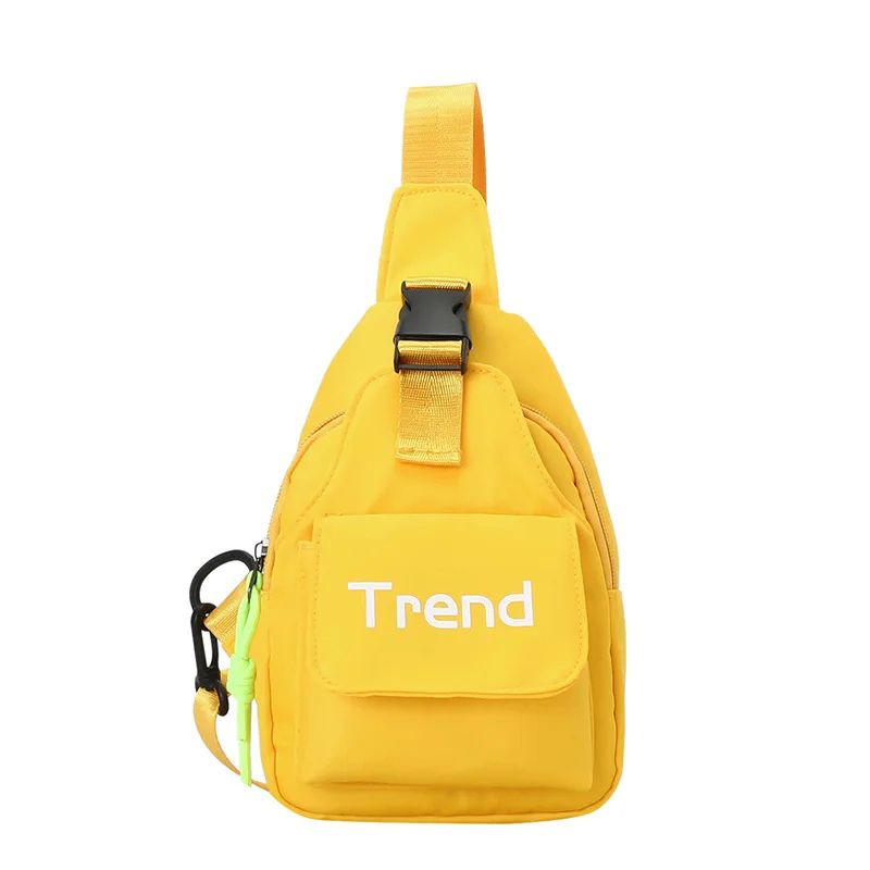 Barn Axelväska i Nylon – Enfärgad, Lätt & Söt Fanny Pack för Barn