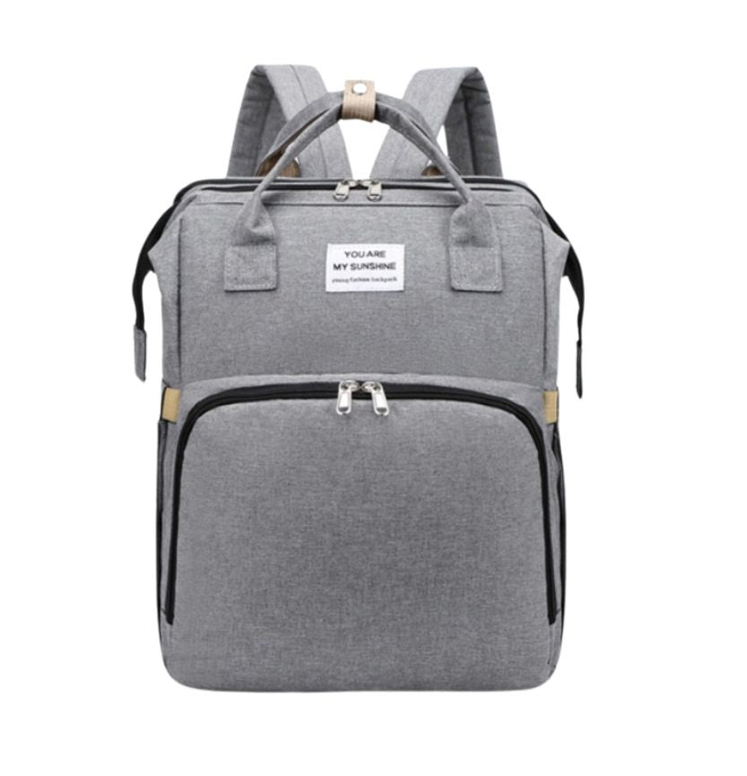 Hopfällbar - Multifunktionell - Skötväska - Mammaväska -  Ryggsäck - Spjälsäng stor last kapacitet  för förvaring - För Resa & Vardagsbruk