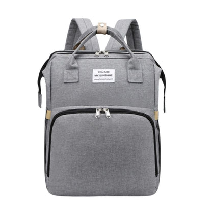 Hopfällbar - Multifunktionell - Skötväska - Mammaväska -  Ryggsäck - Spjälsäng stor last kapacitet  för förvaring - För Resa & Vardagsbruk