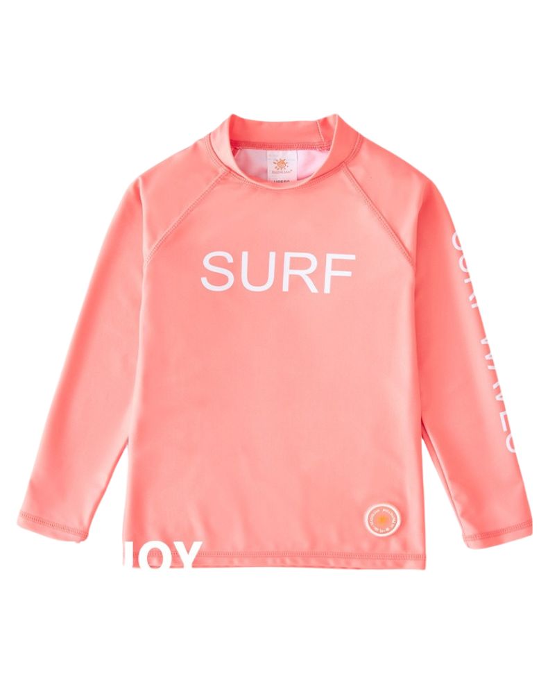 Barn Strandbad - Simning Långärmad T- shirt UPF 50+ solskydd