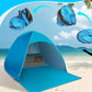 Portabelt pop-up strandtält – UV-skydd UPF 50+, vattentätt soltält för strand & utomhus