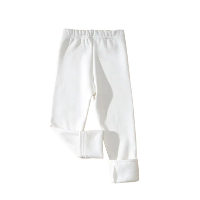 Barnleggings Höst/Vinter – Fleecefodrade Tjocka Leggings för Flickor & Pojkar | Slim-fit, Stretch & Varmt Fleecefoder