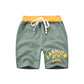 Barnshorts – mjuka bomullsshorts med elastisk midja och snörning, unisex för pojkar & flickor, perfekta för sommar, lek & sport