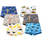 Boxershorts med Dinosaurietryck – 6-pack Komfort i Bomull & Spandex!