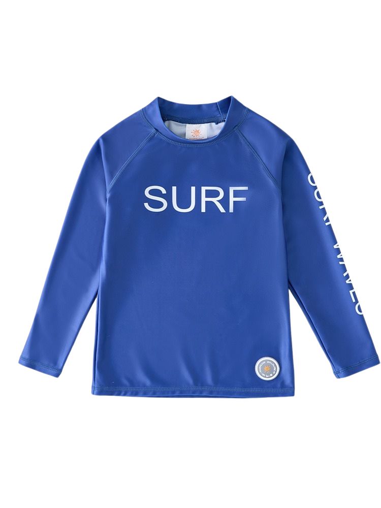 Barn Strandbad - Simning Långärmad T- shirt UPF 50+ solskydd