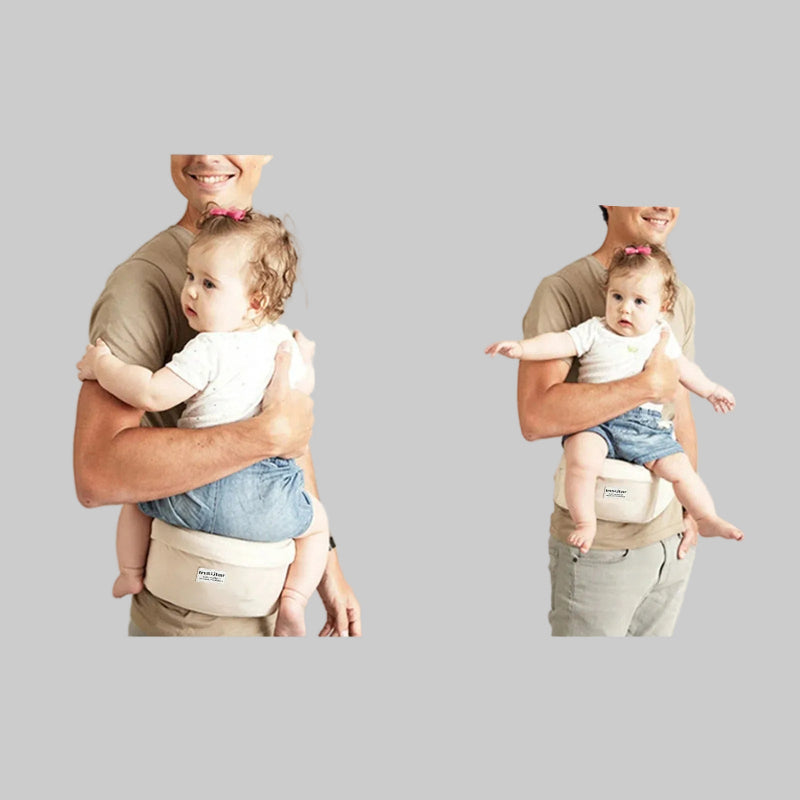 Ergonomisk bärsele med höftsäte och justerbart midjebälte. Bekväm babybärare upp till 10 kg