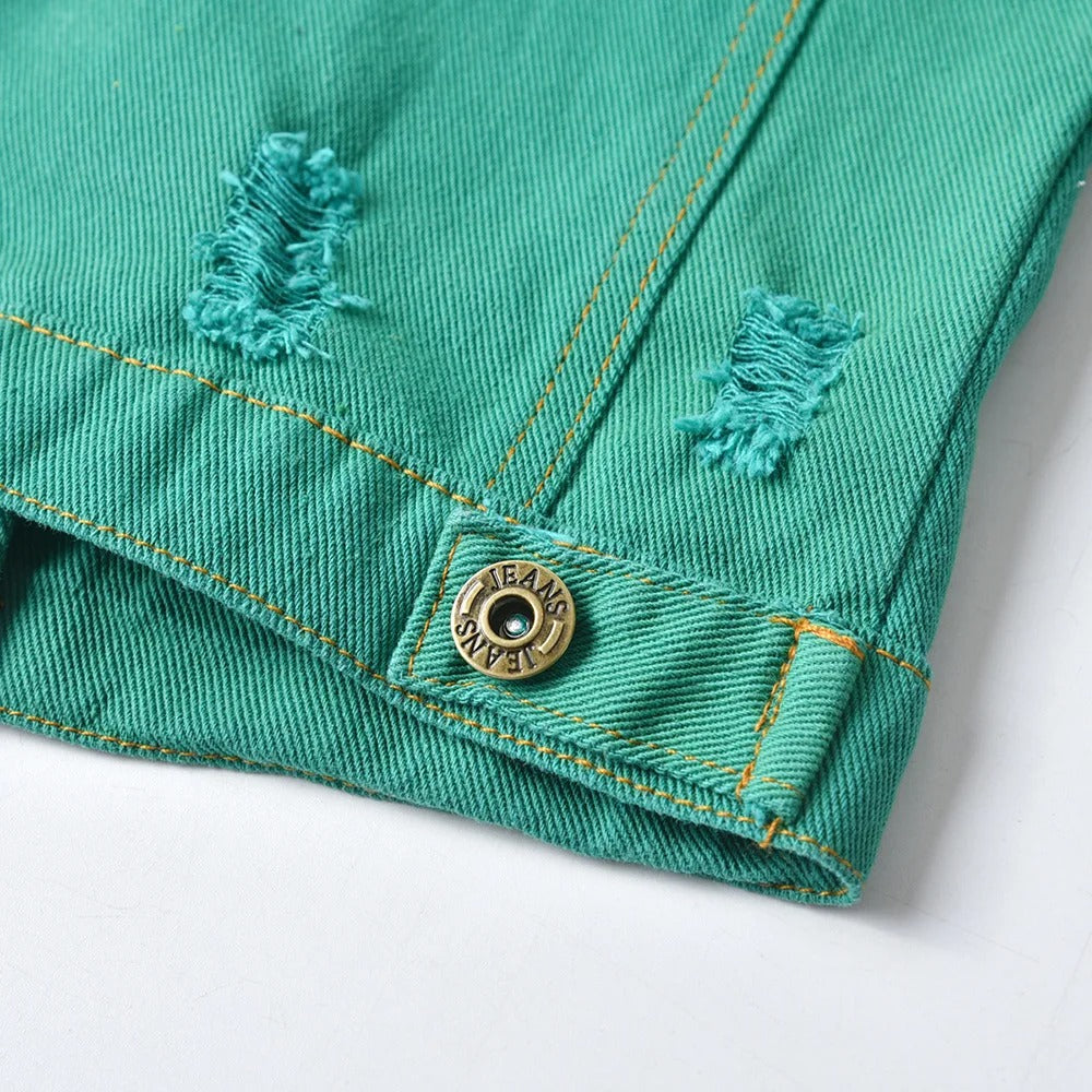 Jeansjacka för barn – trendig långärmad jacka för pojkar och flickor året runt