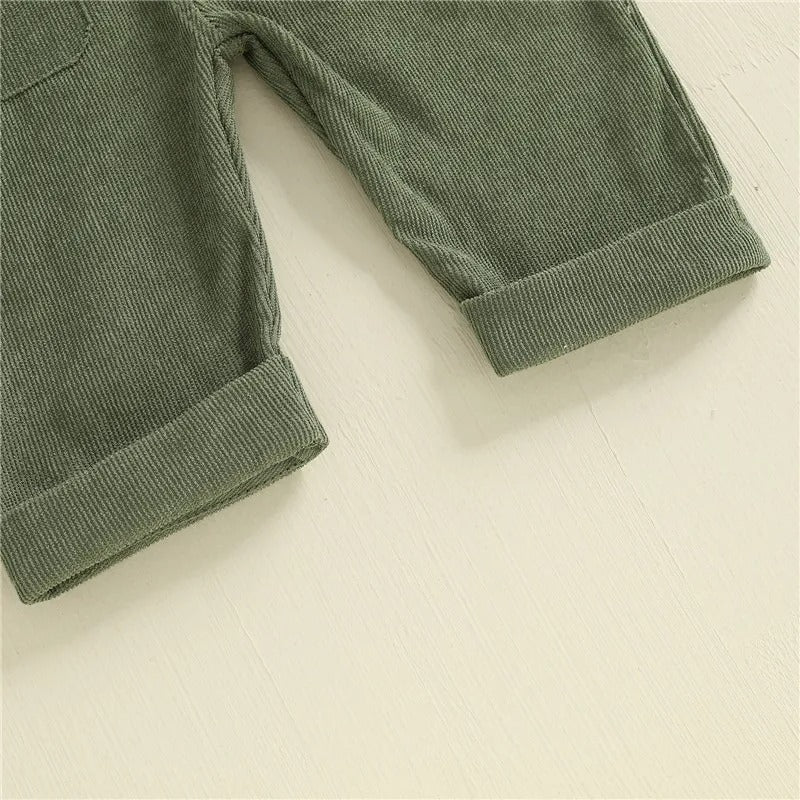 Unisex babyjumpsuit med knappar, Ärmlös sparkdräkt i bomull/polyester för småbarn