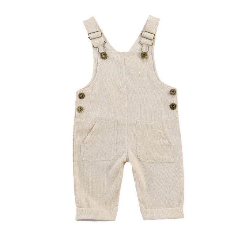 Unisex babyjumpsuit med knappar, Ärmlös sparkdräkt i bomull/polyester för småbarn