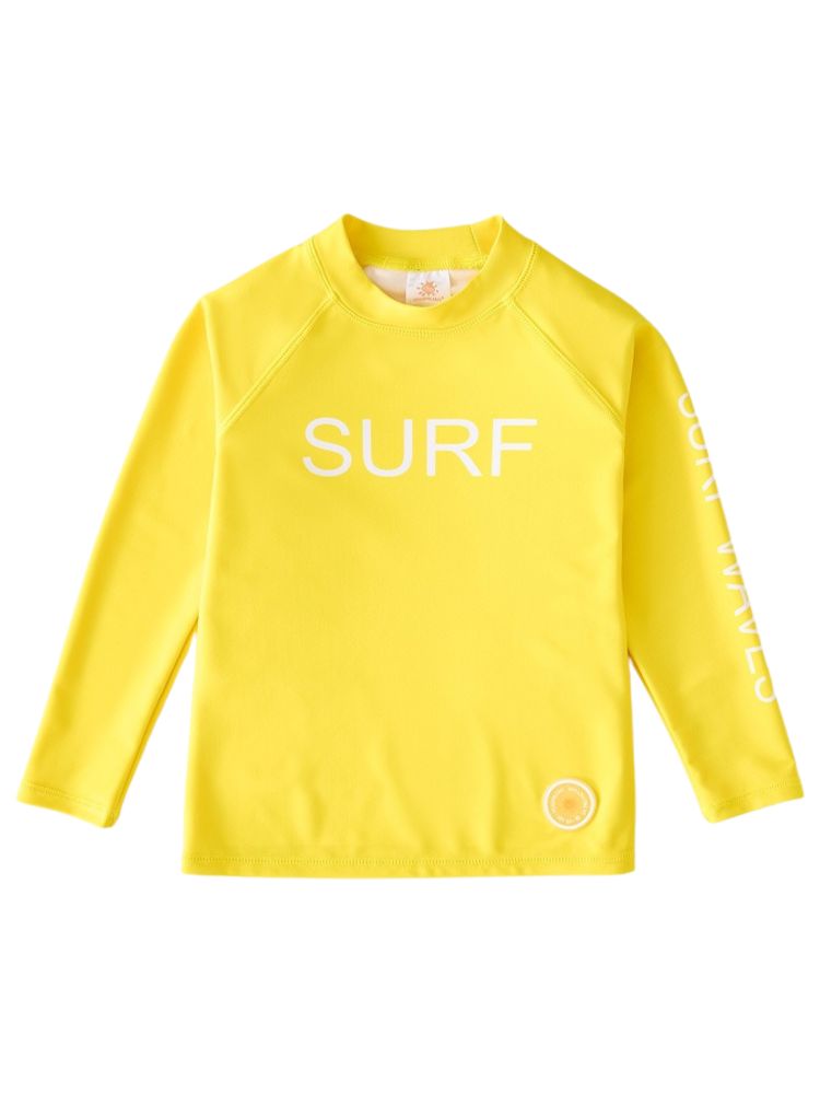 Barn Strandbad - Simning Långärmad T- shirt UPF 50+ solskydd