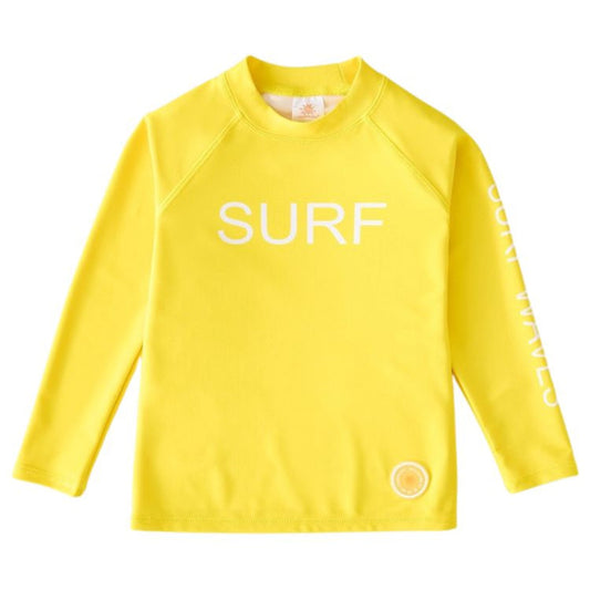 Barn Strandbad - Simning Långärmad T- shirt UPF 50+ solskydd