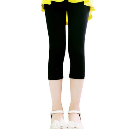 Korta barn leggings – färgglada sommarbyxor