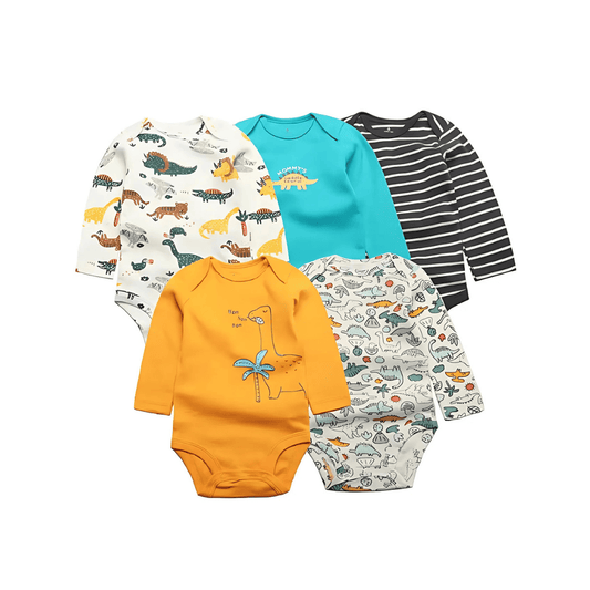Bodysuits i Bomull 5-Pack