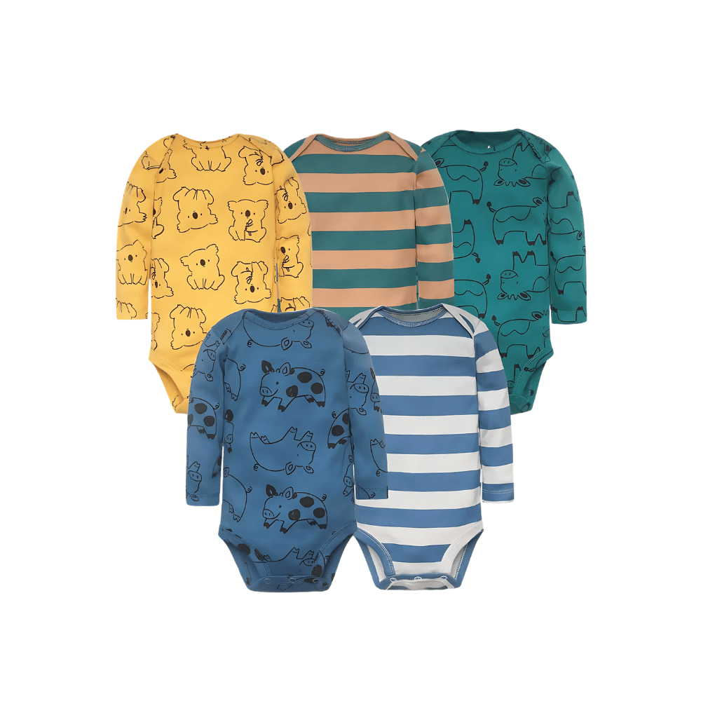 Bodysuits i Bomull 5-Pack
