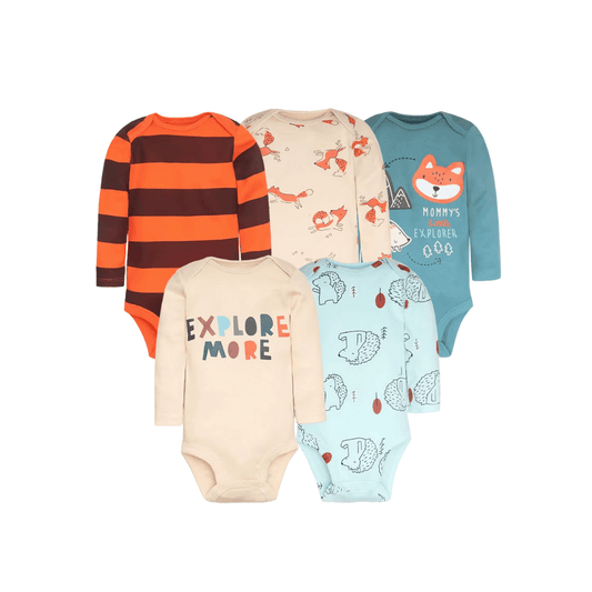 Bodysuits i Bomull 5-Pack